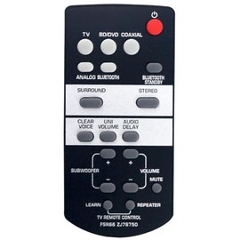 FSR66 ZJ78750 Remote Control Replacement Yamaha Sound Bar for YAS-103 ATS-1030 ATS-1520 YAS103BL YAS152 YAS103 ATS1030 ATS1520 YAS-103BL YAS-152