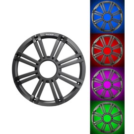 Kicker KMG12 12-Inch (30 centimeters) Grille for KM12 and KMF12 Subwoofer, LED, Charcoal