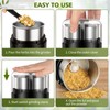 Hermolante Herb Grinder, Spice Grinder, Coffee grinder, 150 w Electric