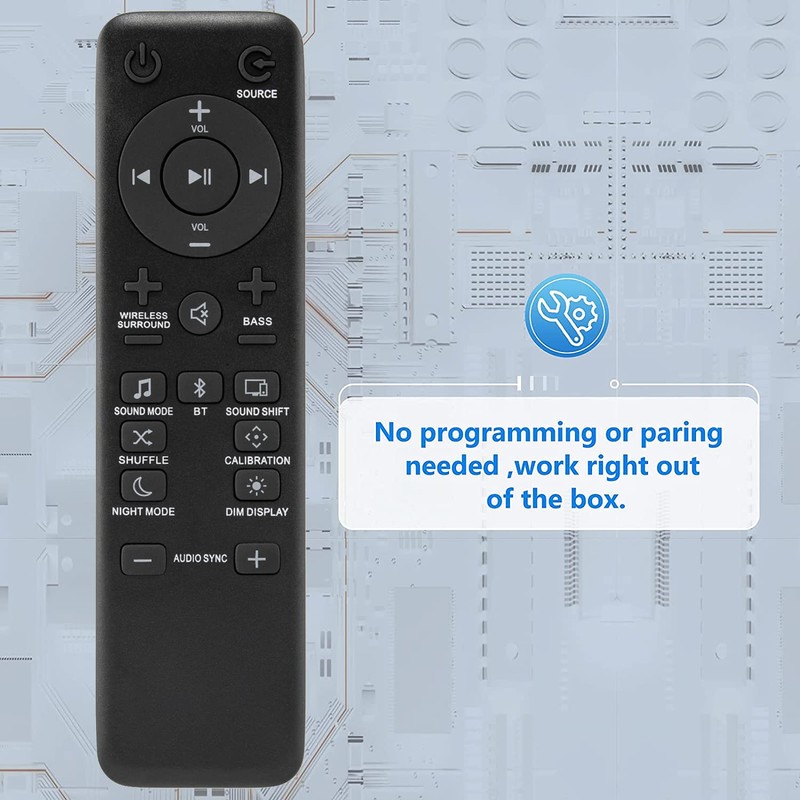 Replacement Remote Control for JBL 5.1 3.1 2.1 2.0 Soundbar