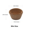 Bake Choice Non-Stick 400pcs Mini Cupcake Liners for Baking, Natural