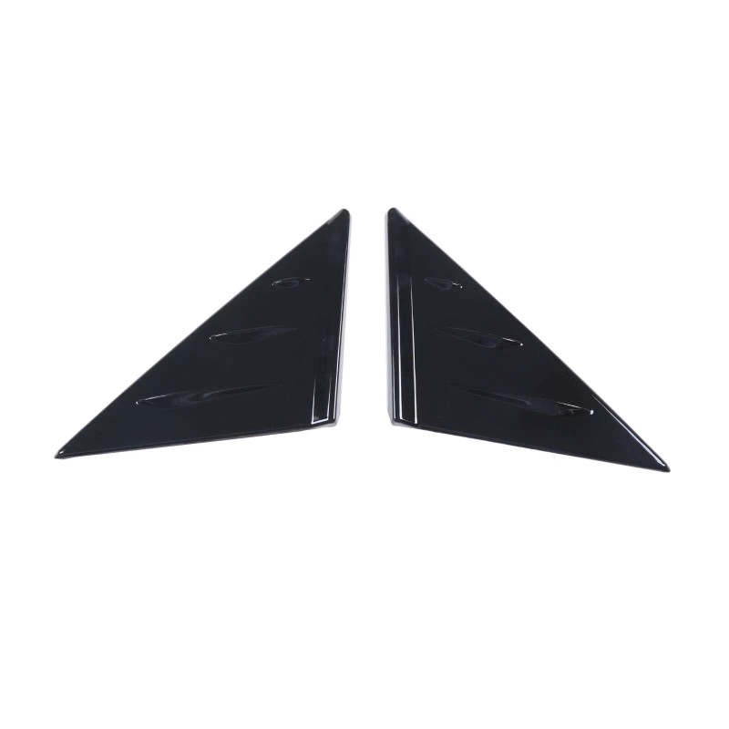 Ynei ABS GLoss Black Side view Base Add-on Wind Deflector