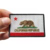Ivamis California Republic Flag Patch- 3x2 inch - P5203