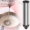 Handheld Milk Frother Lightweight Stainless Steel ABS Electric Whisk with