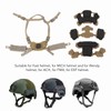 Helmet Dial Suspension System Chin Strap Helmet Padding Kit for