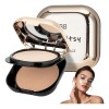 Lh Polvo Compacto, Base En Polvo Mate De Doble Capa