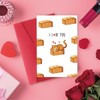 IDU Cute Cat Valentines Day Gifts Card for Husband Boyfriend