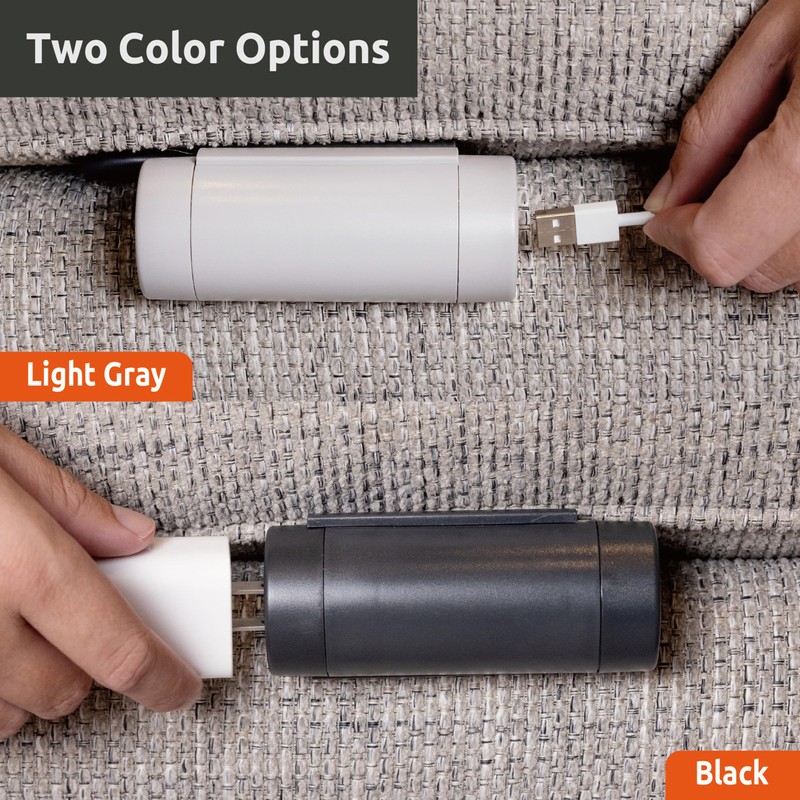 Link2Home Sofa Socket, 10ft Extension Cord, 1 Outlet, 2 Ports,