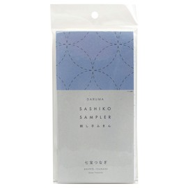 DARUMA No. 1003 Sashiko Dish Towel, White, Cloisonne