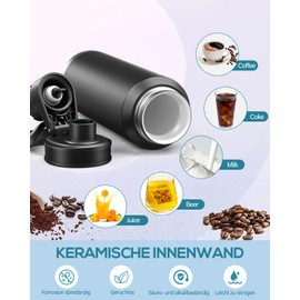 Thermos Flask Stainless Steel Insulated - 532 ml, 710 ml, 946 ml, Ceramic Glazed Interior, Leak-Proof Drinking Bottle for Sports, Outdoors, Carbonated Drinks (532 ml)