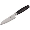 GRÄWE Damaszener Santokumesser 12 cm - Damast-Küchenmesser mit 65-lagiger Klinge