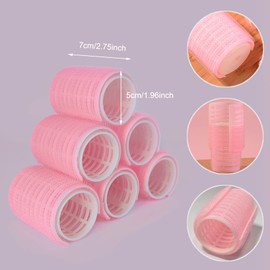 Bangs Curler, Thick, Hand Winding Curler, Bangs Roll, Magic Curler, Hairdressing, Walnut and Bangs Keep, Oval, Hair Fluffy Curler, DIY Hairstyle, 10 Pieces