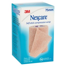 Nexcare Self-stick Compression Wrap 75mm x 2m Unstretched