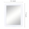 ARTLYMERS Magnetic Locker Mirror, 5x7 Real Glass Small Mirrors for