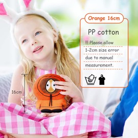 OSDUE South Park Plush, South Park Plush Doll, Kenny Doll Plush Toys, Soft Plush Figure for Birthday Gift, Anime Cartoon Fans, Children, Adults (16 cm)