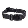 Youly Reflective Dog Collar, Black, Large