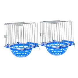 Mipcase 2pcs Bird Nesting Bowl for Finch and Parrot Easy to Install Bird Hatching House Versatile Nesting Box for Pigeons and Canaries Lightweight Design for Convenient Use