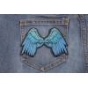 Ivamis Small Beautiful Angel Wings Blue Patch- 5x3 inch -