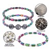 MINI BOXX 2pcs Tobillera Pulsera Deterapia Magnética,salud Adelgazante