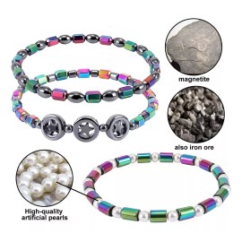 MINI BOXX 2pcs Tobillera Pulsera Deterapia Magnética,salud Adelgazante