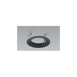Koizumi Lighting AE52188E Renewal Plate for LED Downlights φ4.9 inches (100 mm) Diameter (φ125 mm) Existing Ceiling Embedded Hole Diameter, Black