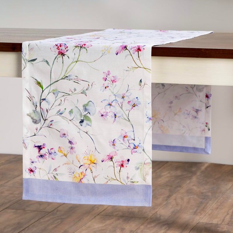 Maison d' Hermine Table Runner 100% Cotton Decorative Washable Tablerunner