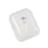 GUDEKIKL 1Pcs Clear Butter Box With Lid, Reusable Acrylic Butter