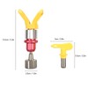Spray Tip Guard Nozzle Base Swivel Aluminium Alloy Spray Guide