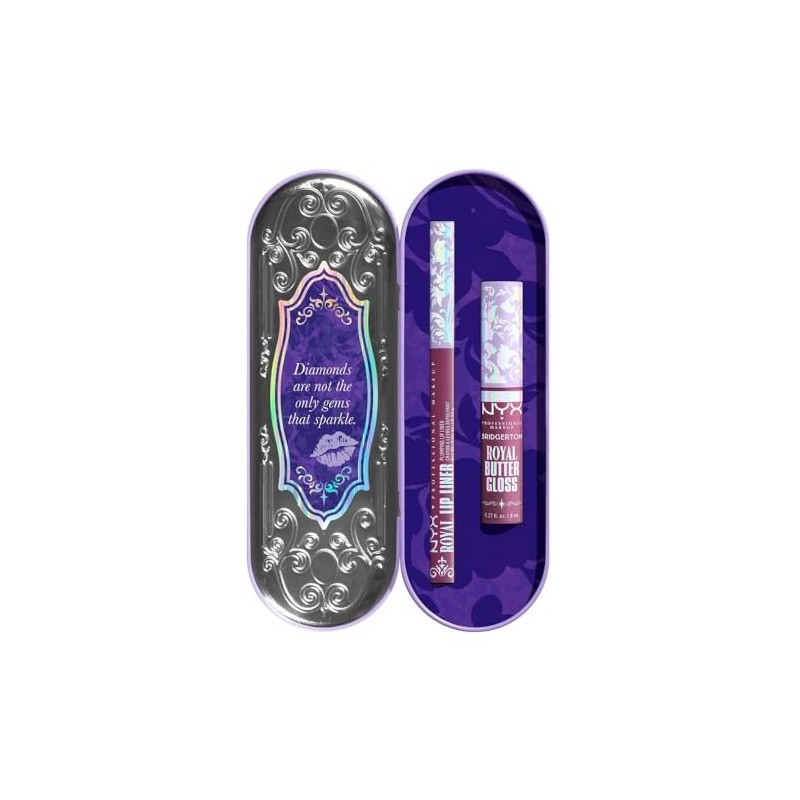 Nyx Professional Makeup, Bridgerton Kit de Labios Tonos Amethyst amour