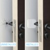 Transparent Square Door Stopper Wall Protector Set - 6-Piece Soft