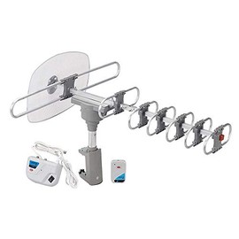 QFX ANT-105 Outdoor 360 Degree Motorized Rotating Antenna