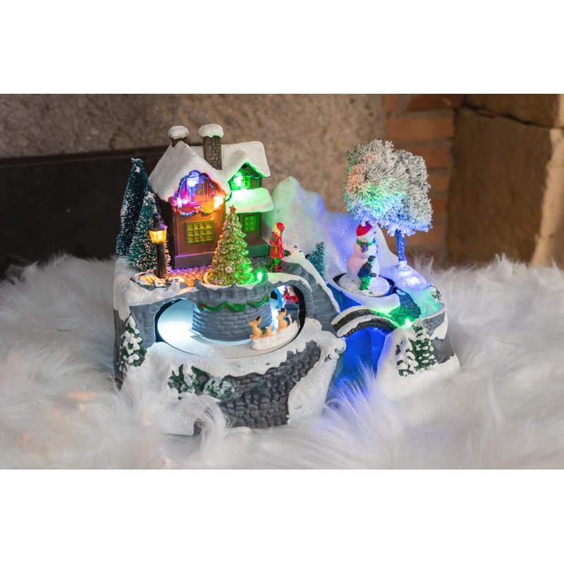 Santa Louisa Light-Up Christmas Village