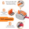 CEEYSEE 25 Pcs Compact Wire Connectors 3 Port Diy Electrical