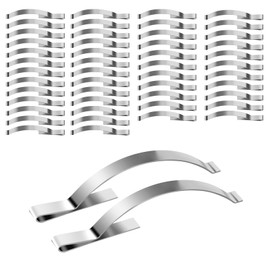 50Pcs Corner Mount Flat Window Spring Window Screen Tension Spring Corner Clips Stainless Steel Window Screen Clips to Prevent Screen Windows Shaking