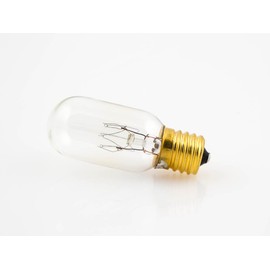 Bulbrite Incandescent T8 Intermediate Base (E17) Light Bulb, 25 Watt, Clear