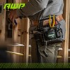 AWP Genuine Leather Premium Tool Pouch Multi-Pocket Organizer for Electricians,