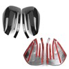 Carbon Fiber Side Rearview Mirror Cap Cover Trim for Benz