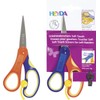Heyda 2048078 Kinderschere Soft-Touch 13,5 cm mit Soft-Touch-Einlage spitz für