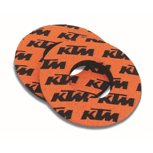 Genuine KTM Orange Donut Grip Set, U6951716 for 50, 65, 85, 200, 250, 300, 350, 450, 500 Models