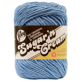 Lily Yarns Lily Sugar 'n Cream Yarn Solid (00026) Light Blue