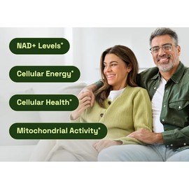 NAD suplemento 60 Cápsulas 500 mg de Nad Resveratrol para Energía y Vitalidad