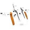 Original LÖWE Hunting Scissors 15.114 with Non-Stick and Corrosion-Protected Blades