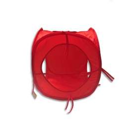 Rainbow Pop Collapsible Cubes Play Tunnel for Cats Color:Red Size:Pack of 1