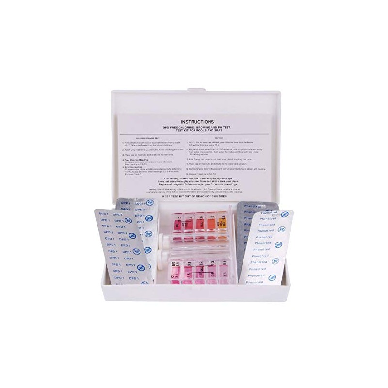 Blueborn Pool Tester Set Water Tester for Chlorine, Bromine &