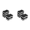 DOITOOL Pack of 10 Cleaning Sponge Double-Sided Sponge Black Kitchen