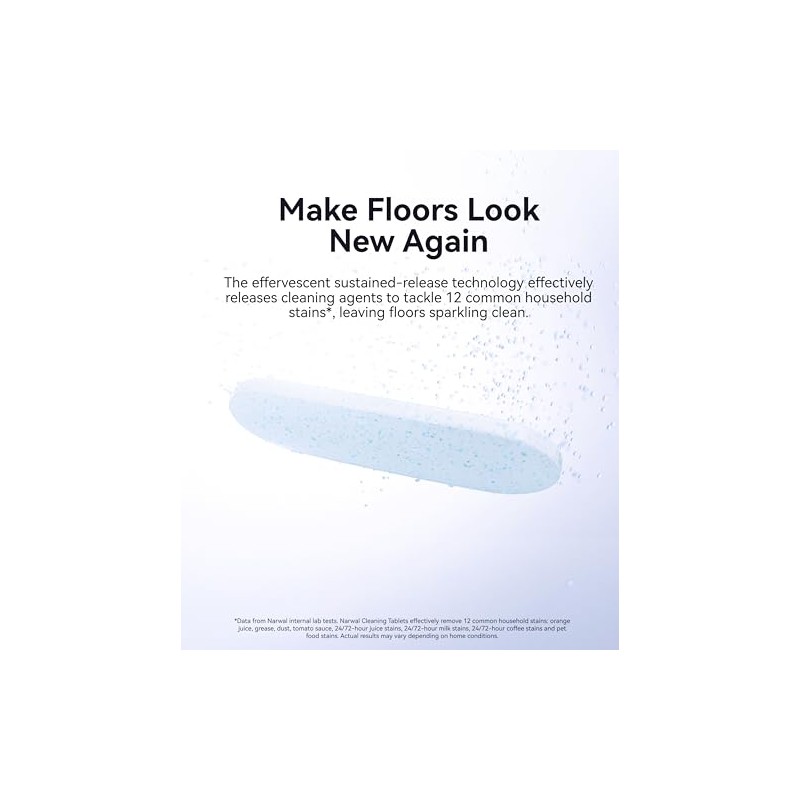 NARWAL Robot Vacuum and Mop Floor Cleaning Tablets (Model: Only