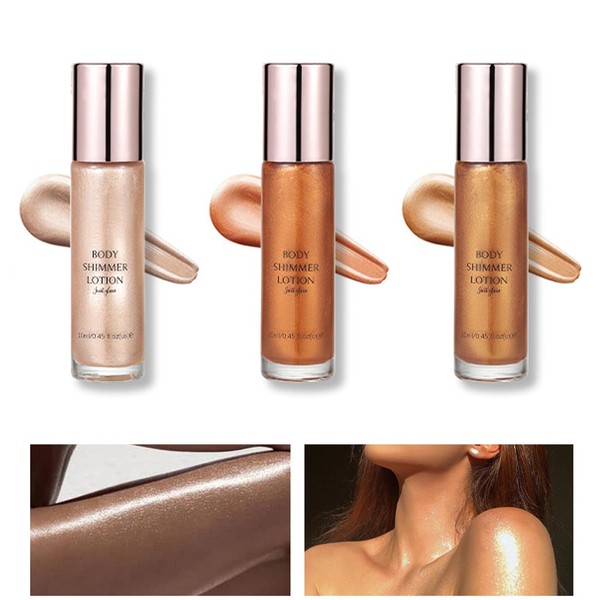 Body Highlighter Oil Liquid Glitter, Liquid Texture Body Luminiser Shimmer
