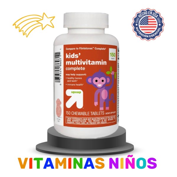 Vitaminas Niños (150) A C D3 B6 B12 Calcio Hierro