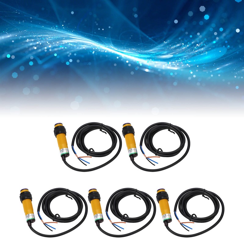 5 Pcs Infrared Photoelectric Switch 10cm Detection NPN Normally Open