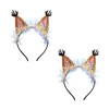 2 Pack Squirrel Headbands Cute Squirrel Ears Headband Animal Squirrel